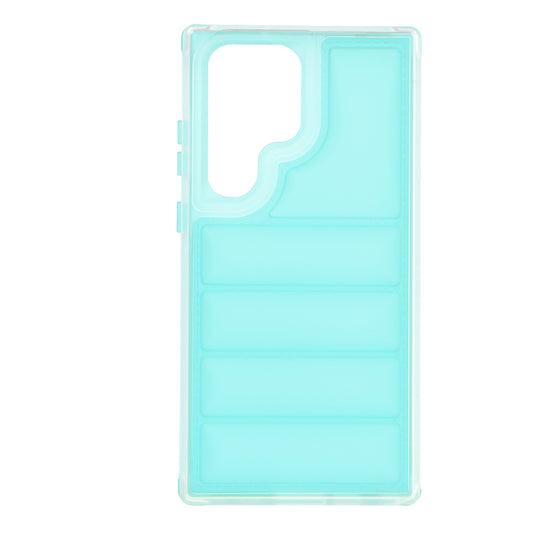 Custodia per Samsung Galaxy S23 FE S711, Techsuit, Wave Shield, Turchese