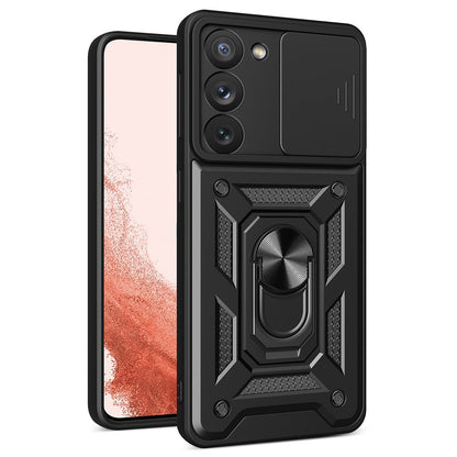 Custodia per Samsung Galaxy S23+ S916, Techsuit, CamShield, Nera