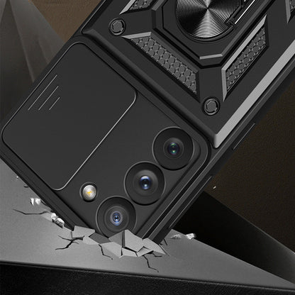 Custodia per Samsung Galaxy S23+ S916, Techsuit, CamShield, Nera