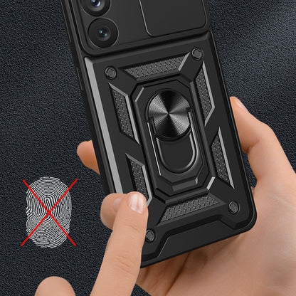 Custodia per Samsung Galaxy S23+ S916, Techsuit, CamShield, Nera