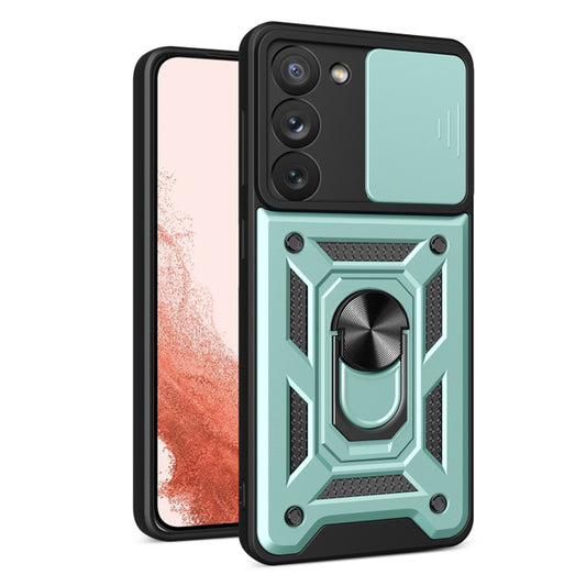 Custodia per Samsung Galaxy S23+ S916, Techsuit, CamShield, Verde