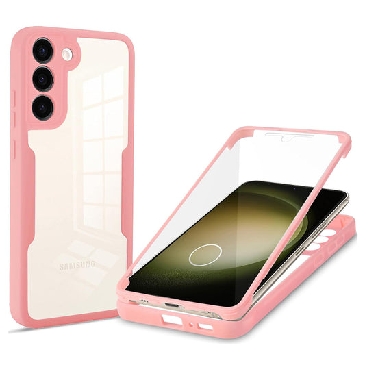 Custodia per Samsung Galaxy S23+ S916, Techsuit, ColorVerse 360, Rosa