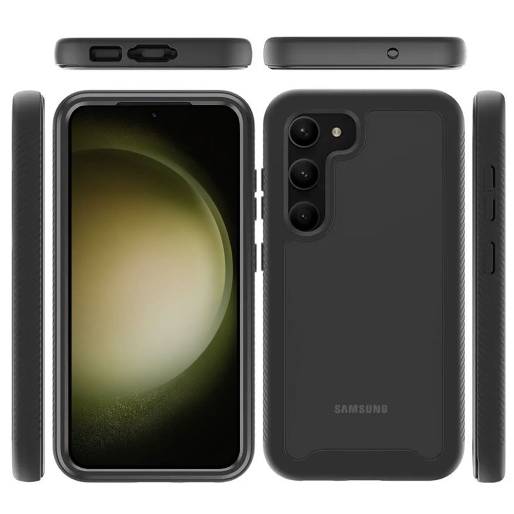 Custodia per Samsung Galaxy S23+ S916, Techsuit, Defense360 Pro, Nera