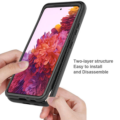 Custodia per Samsung Galaxy S23+ S916, Techsuit, Defense360 Pro, Nera