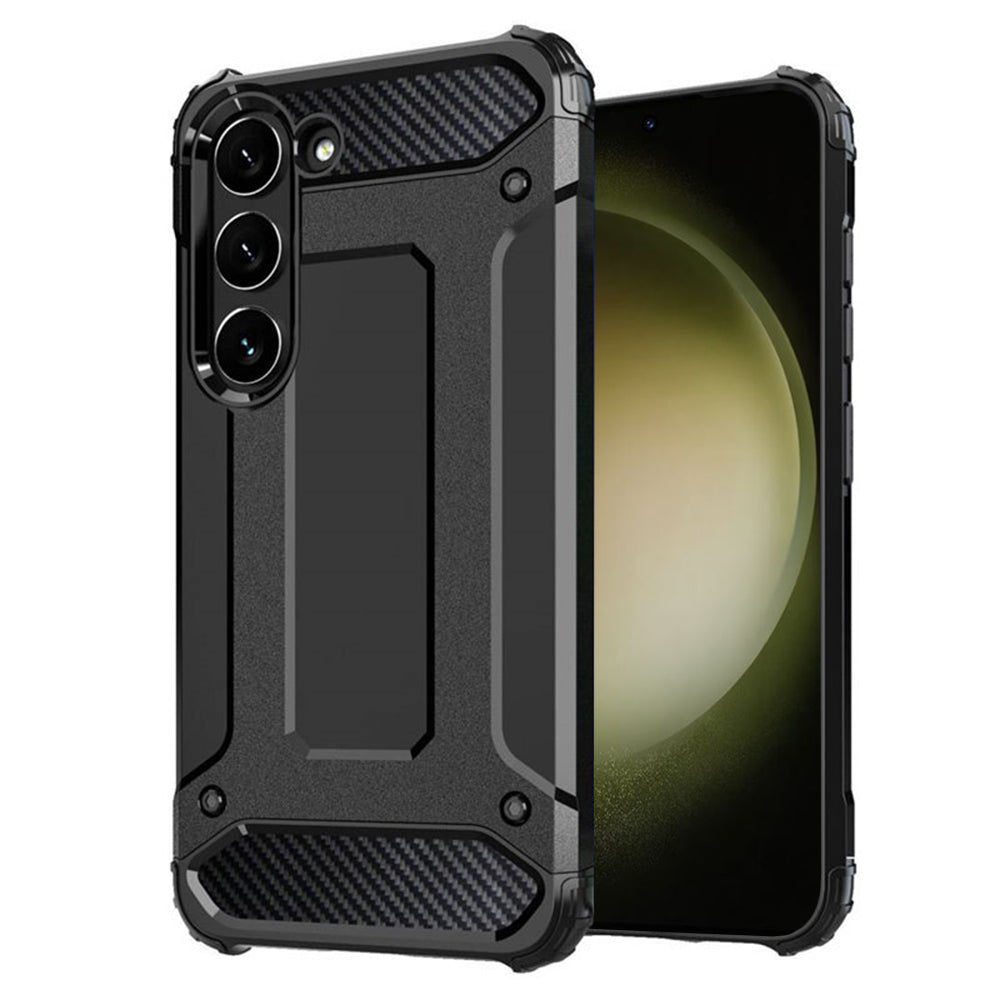 Case for Samsung Galaxy S23+ S916, Techsuit, Hybrid Armor, Black