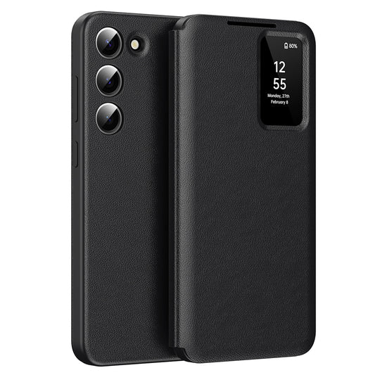 Custodia per Samsung Galaxy S23+ S916, Techsuit, SmartView, Nera