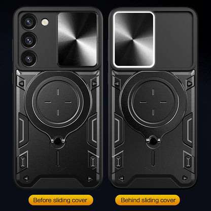 Custodia per Samsung Galaxy S23 S911, Techsuit, CamGuard Pro, Nera