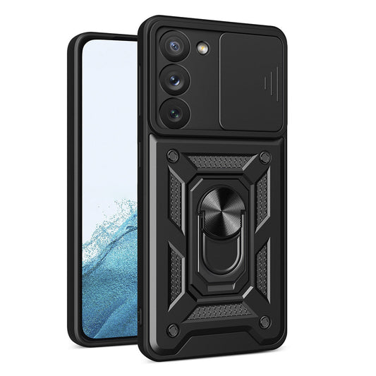 Custodia per Samsung Galaxy S23 S911, Techsuit, CamShield, Nera