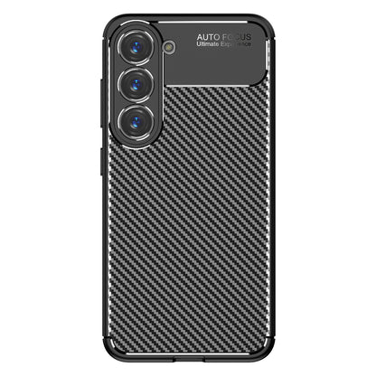 Custodia per Samsung Galaxy S23 S911, Techsuit, CarbonFiber, Nera