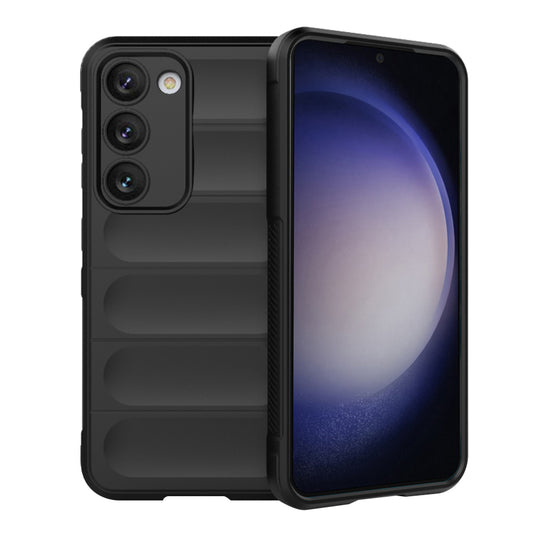 Custodia per Samsung Galaxy S23 S911, Techsuit, Magic Shield, Nera