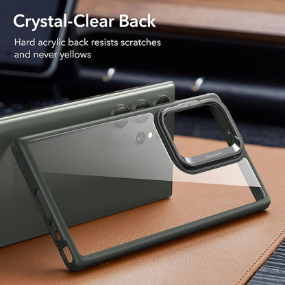 Custodia per Samsung Galaxy S23 Ultra S918, ESR, Classic Kickstand, Verde Trasparente