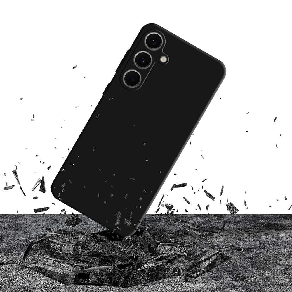 Custodia per Samsung Galaxy S24 FE S721, 3MK, Silicone, Nera