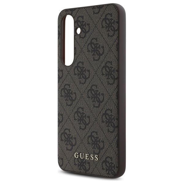 Custodia per Samsung Galaxy S24 FE S721, Guess, 4G Classic, Marrone