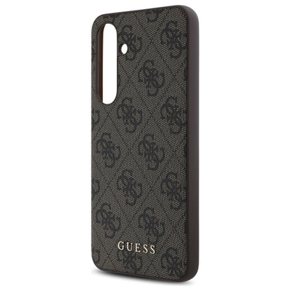 Custodia per Samsung Galaxy S24 FE S721, Guess, 4G Classic, Marrone