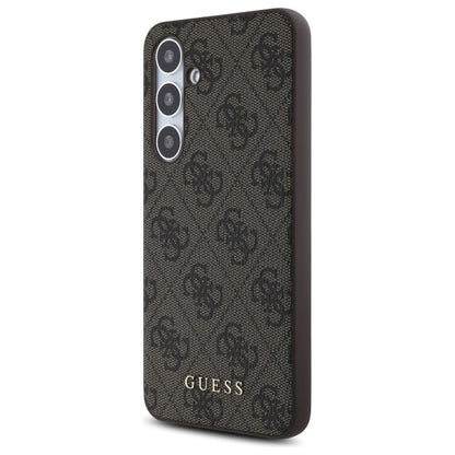 Custodia per Samsung Galaxy S24 FE S721, Guess, 4G Classic, Marrone