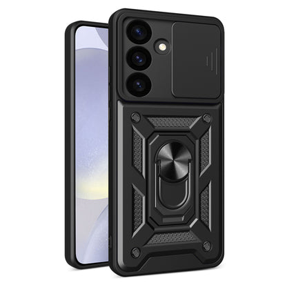 Custodia per Samsung Galaxy S24 FE S721, Techsuit, CamShield, Nera