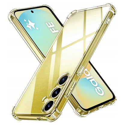 Custodia per Samsung Galaxy S24 FE S721, Techsuit, Shockproof Clear, Trasparente