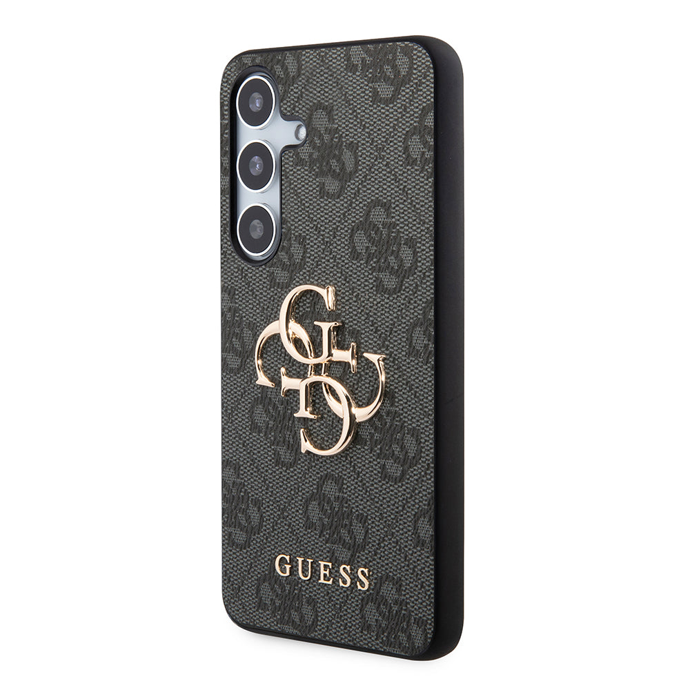 Custodia per Samsung Galaxy S24+ S926, Guess, 4G Big Logo, Nera