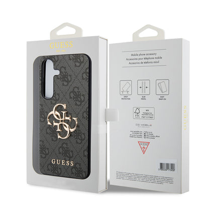 Custodia per Samsung Galaxy S24+ S926, Guess, 4G Big Logo, Nera