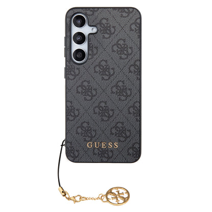 Custodia per Samsung Galaxy S24+ S926, Guess, 4G Charm, Nera