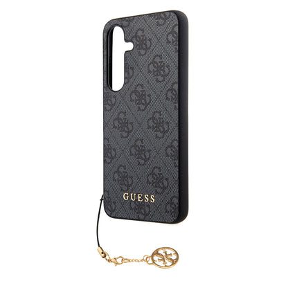 Custodia per Samsung Galaxy S24+ S926, Guess, 4G Charm, Nera