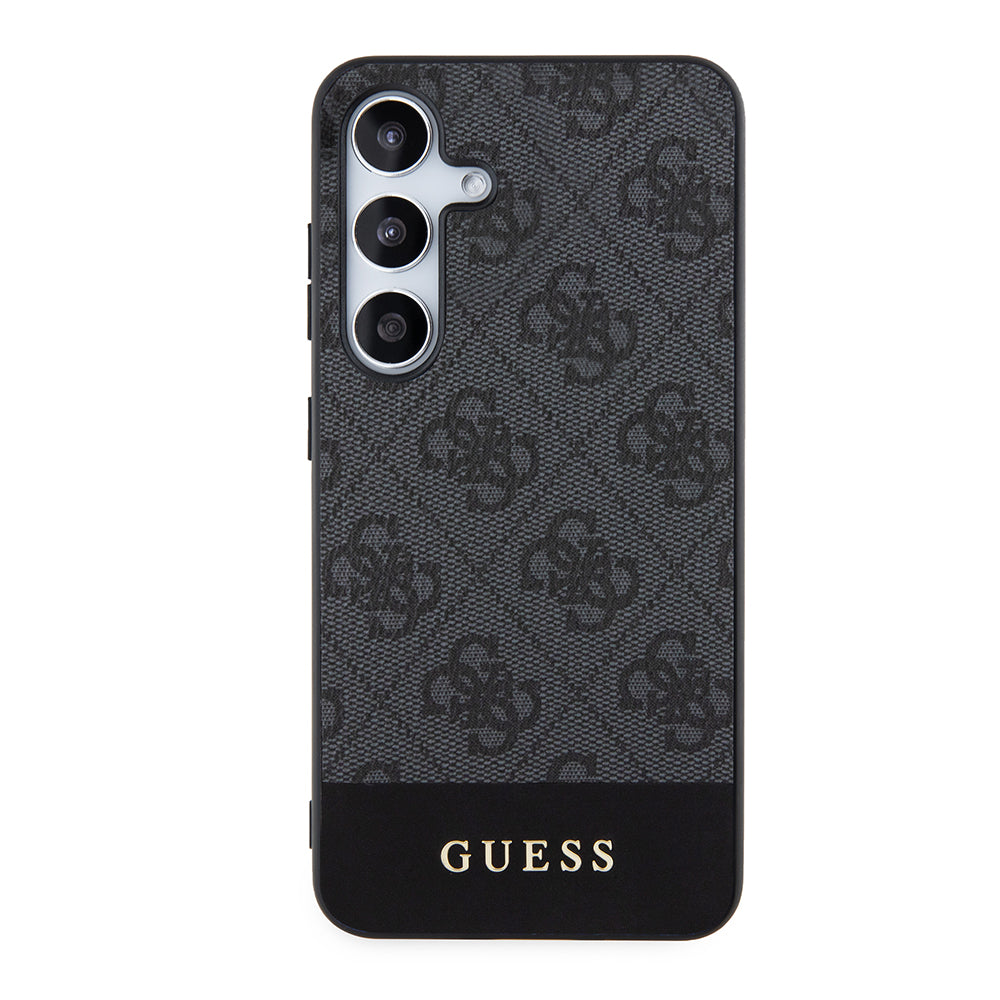 Custodia per Samsung Galaxy S24+ S926, Guess, 4G Stripe, Nera