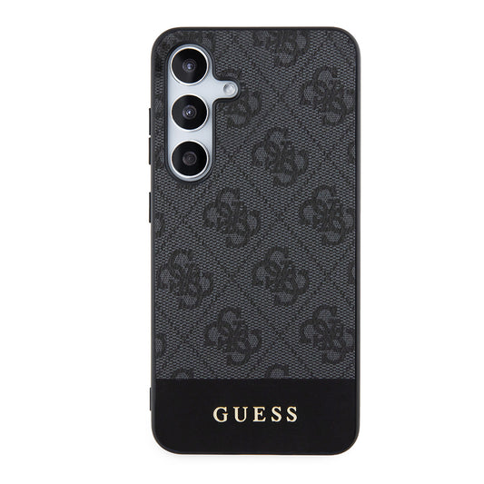 Custodia per Samsung Galaxy S24+ S926, Guess, 4G Stripe, Nera