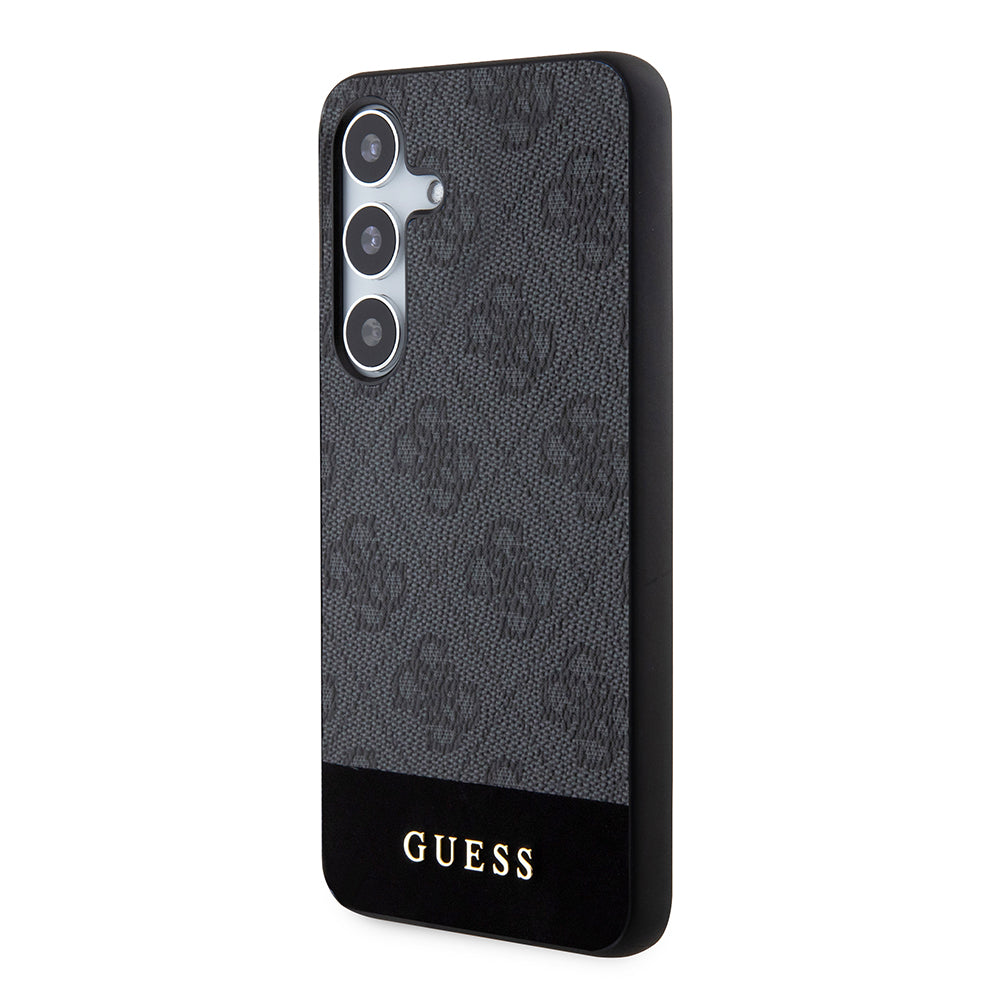 Custodia per Samsung Galaxy S24+ S926, Guess, 4G Stripe, Nera