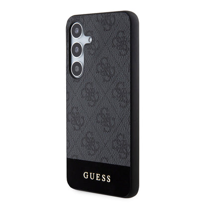 Custodia per Samsung Galaxy S24+ S926, Guess, 4G Stripe, Nera