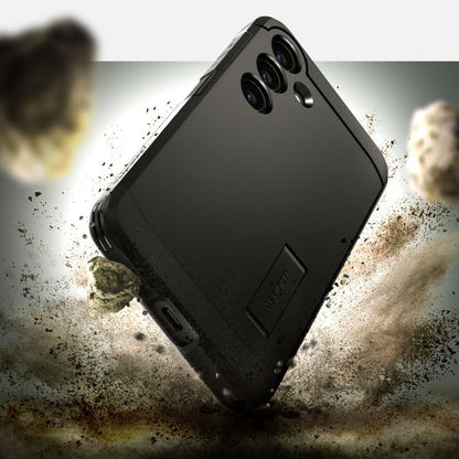 Custodia per Samsung Galaxy S24+ S926, Spigen, Tough Armor, Nera ACS07332