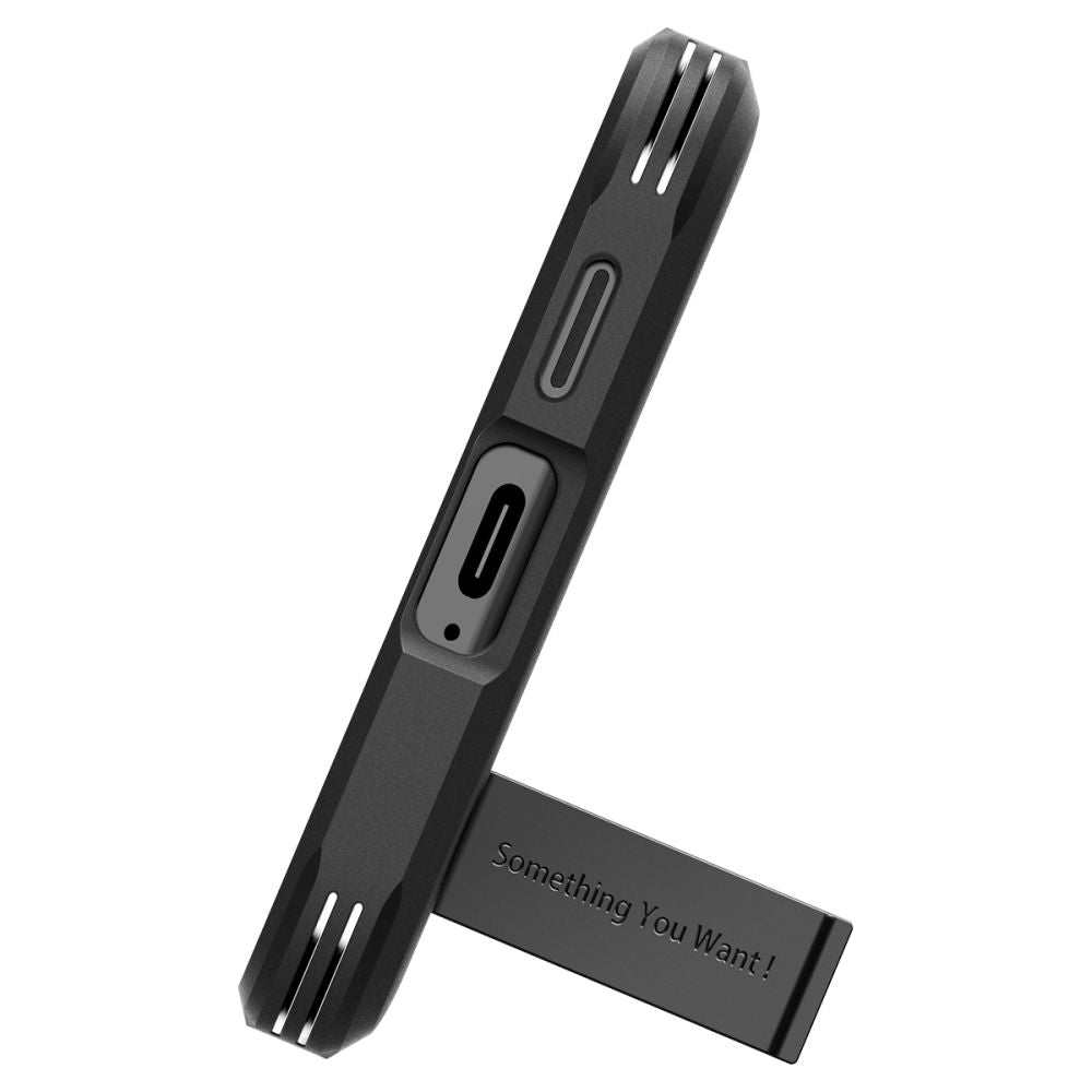 Custodia per Samsung Galaxy S24+ S926, Spigen, Tough Armor, Nera ACS07332