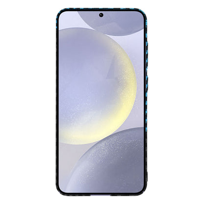 Custodia per Samsung Galaxy S24+ S926, Techsuit, Carbonite FiberShell, Nero Bleu