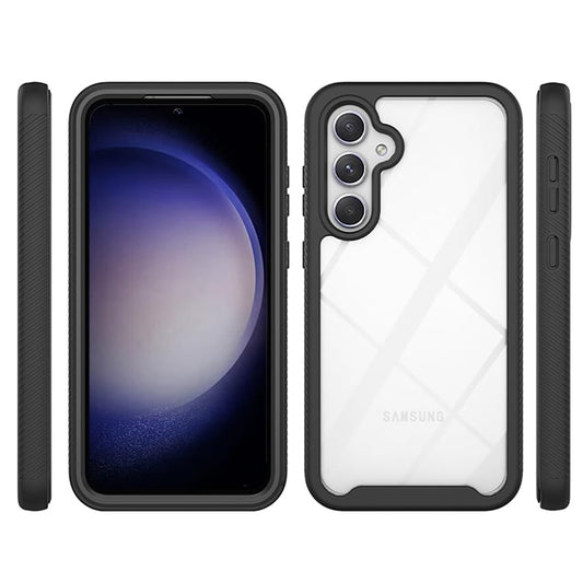 Custodia per Samsung Galaxy S24+ S926, Techsuit, Defense360 Pro, Nera
