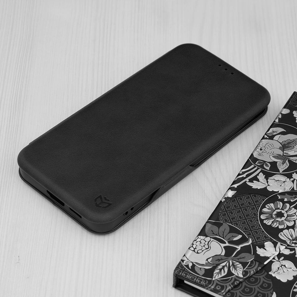Custodia per Samsung Galaxy S24+ S926, Techsuit, Safe Wallet Plus, Nera