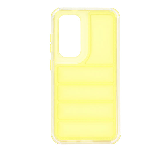 Custodia per Samsung Galaxy S24+ S926, Techsuit, Wave Shield, Gialla