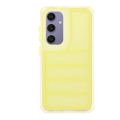 Custodia per Samsung Galaxy S24+ S926, Techsuit, Wave Shield, Gialla