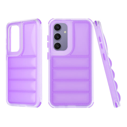 Custodia per Samsung Galaxy S24+ S926, Techsuit, Wave Shield, Viola