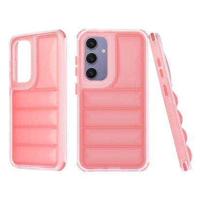 Custodia per Samsung Galaxy S24+ S926, Techsuit, Wave Shield, Rossa