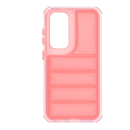 Custodia per Samsung Galaxy S24+ S926, Techsuit, Wave Shield, Rossa