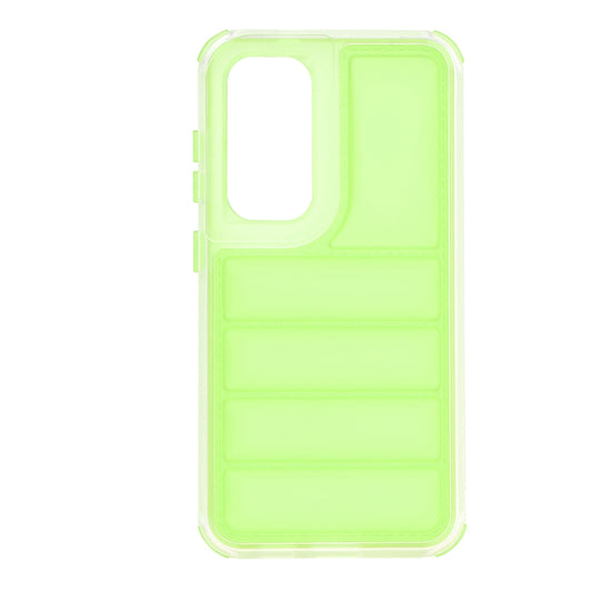 Custodia per Samsung Galaxy S24+ S926, Techsuit, Wave Shield, Verde