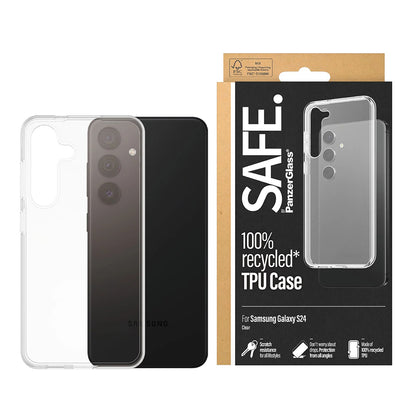 Custodia per Samsung Galaxy S24 S921, PanzerGlass, Safe., Trasparente
