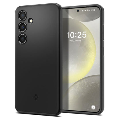 Custodia per Samsung Galaxy S24 S921, Spigen, Thin Fit, Nera ACS07341