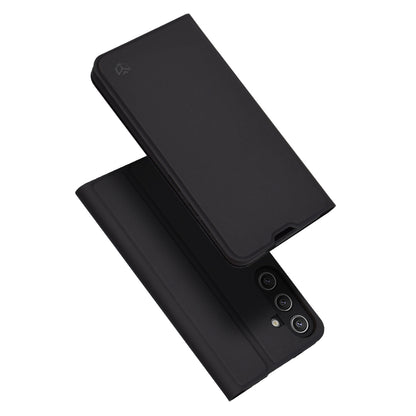Custodia per Samsung Galaxy S24 S921, Techsuit, Magskin Book, Nera
