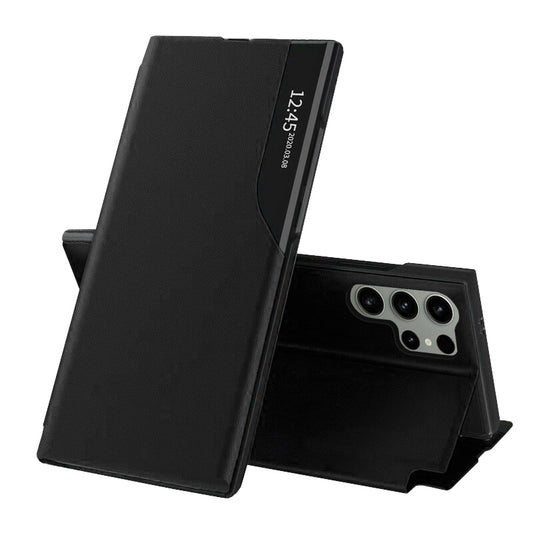 Custodia per Samsung Galaxy S24 Ultra S928, Techsuit, eFold, Nera