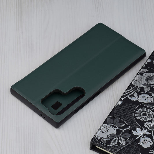 Custodia per Samsung Galaxy S24 Ultra S928, Techsuit, eFold, Verde