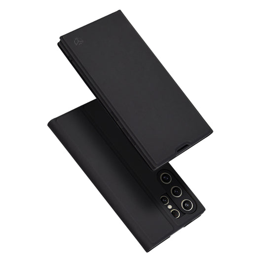 Custodia per Samsung Galaxy S24 Ultra S928, Techsuit, Magskin Book, Nera