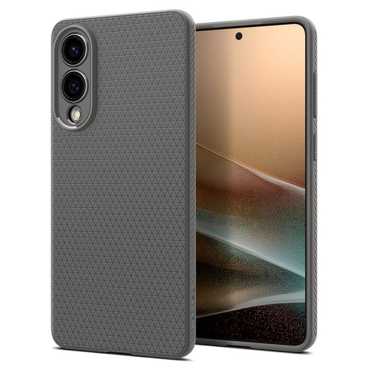 Custodia per Samsung Galaxy S25 Edge S937, Spigen, Liquid Air, Grigio