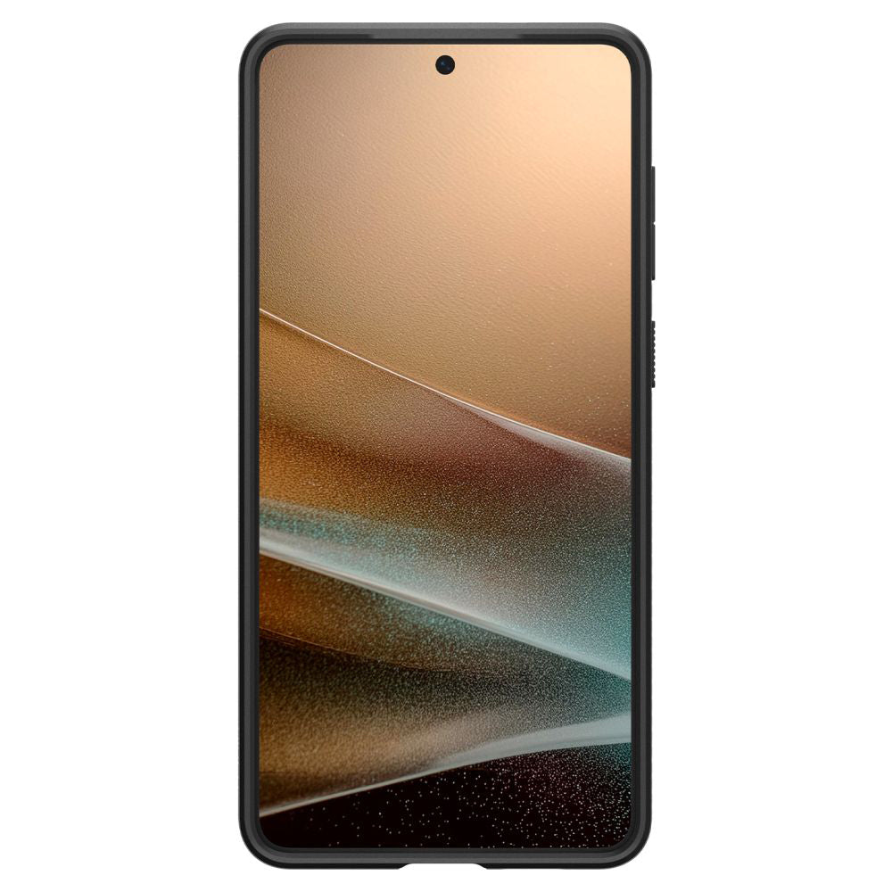 Custodia per Samsung Galaxy S25 Edge S937, Spigen, Liquid Air, Nera Opaca ACS09420