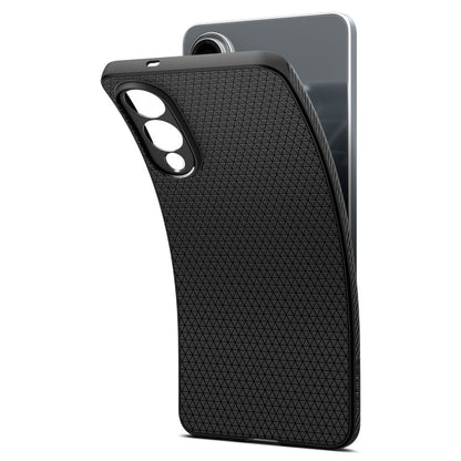 Custodia per Samsung Galaxy S25 Edge S937, Spigen, Liquid Air, Nera Opaca ACS09420