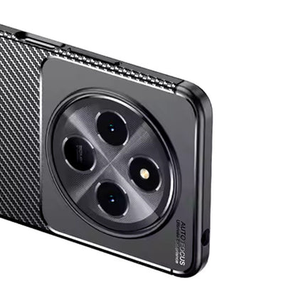 Custodia per Samsung Galaxy S25 Edge S937, Techsuit, CarbonFiber, Nera